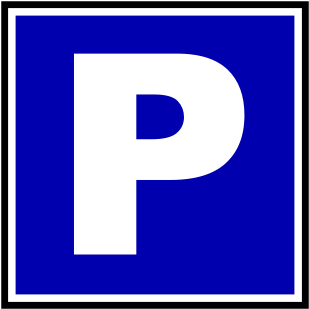 Exit - - Parking P1 (410x410), Png Download