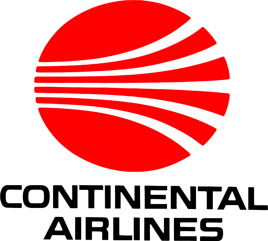 Worked For Them From 1988 To 1993 And Did A Lot Of - Continental Airlines Logo (1020x919), Png Download