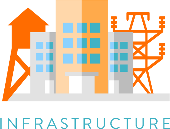 Like Us On Facebook - Infrastructure Icon (600x600), Png Download