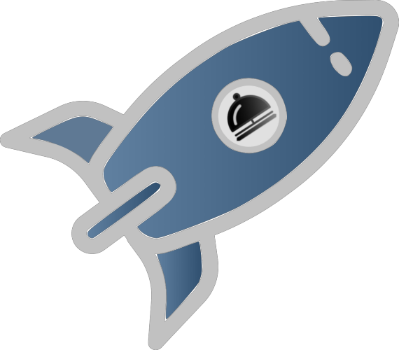 Trello Butler Rocket - Power Up (570x500), Png Download