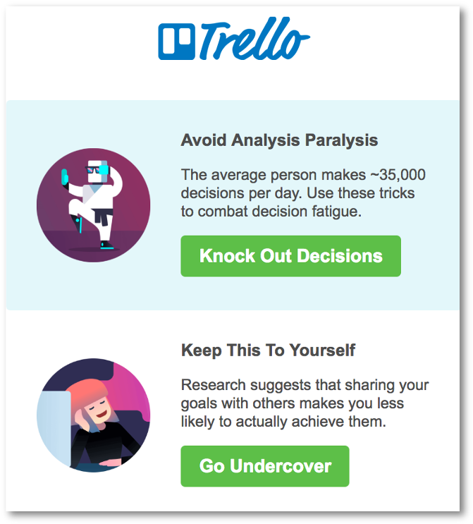 Example Ctas In Trello Email - Trello (770x772), Png Download