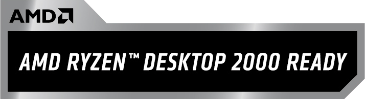 Amd Introduces The Latest Ryzen™ 2000 Series Processors (714x195), Png Download