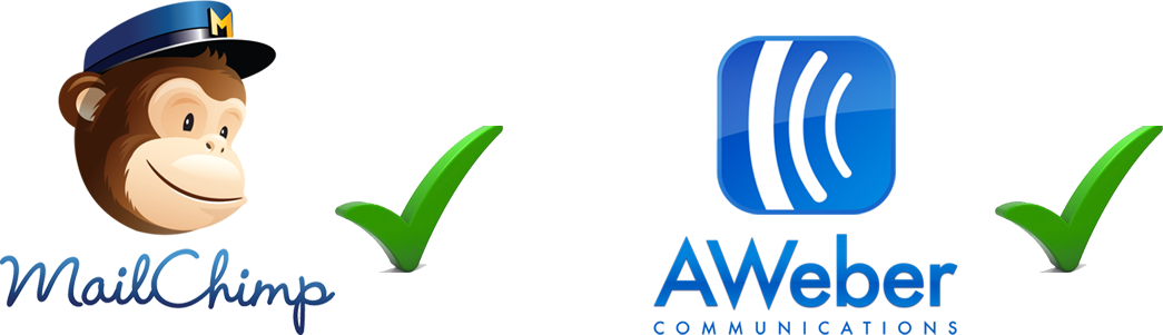 What Are Some Free Alternatives To Mailchimp Or Aweber - Mailchimp And Aweber (1045x301), Png Download