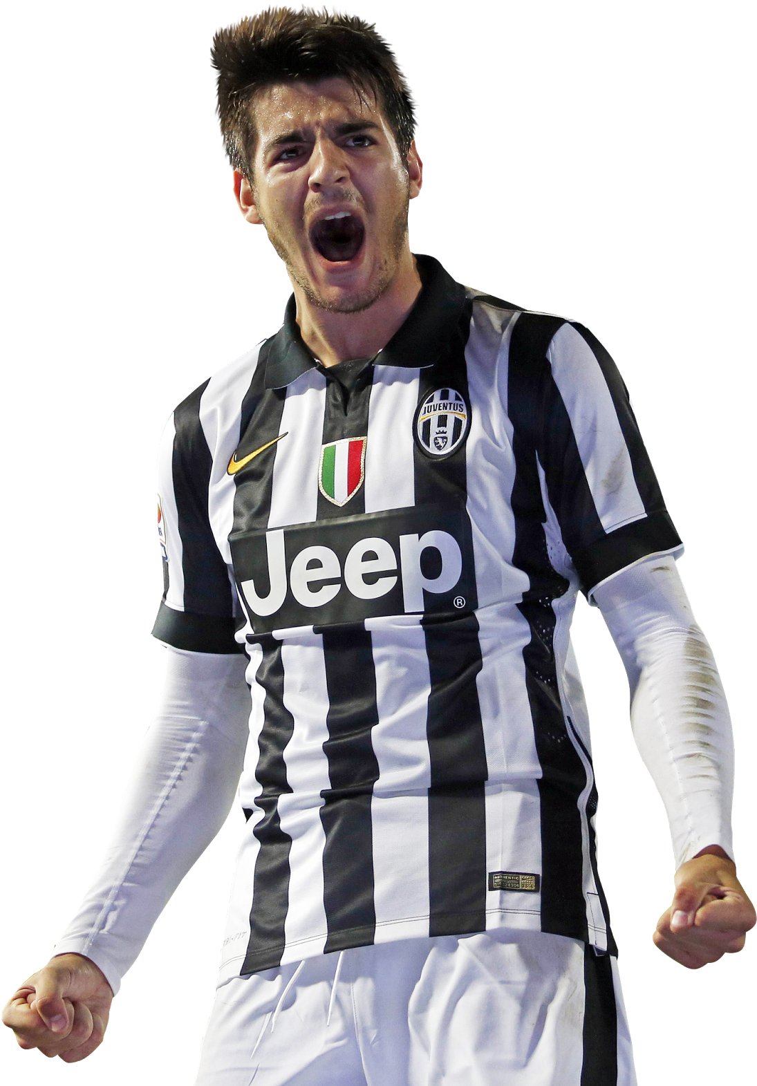 Posted By Bola Render On - Morata Juventus Png (1209x1600), Png Download