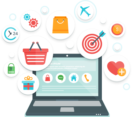 Complete Solution For Your Online Business - E Commerce Solutions (508x450), Png Download