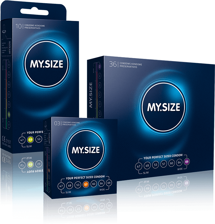 Your Perfect Sized Condom - My Size Condoms 10 Pack 47 Mm (768x808), Png Download