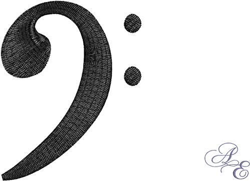 Bass Clef - Art (722x361), Png Download