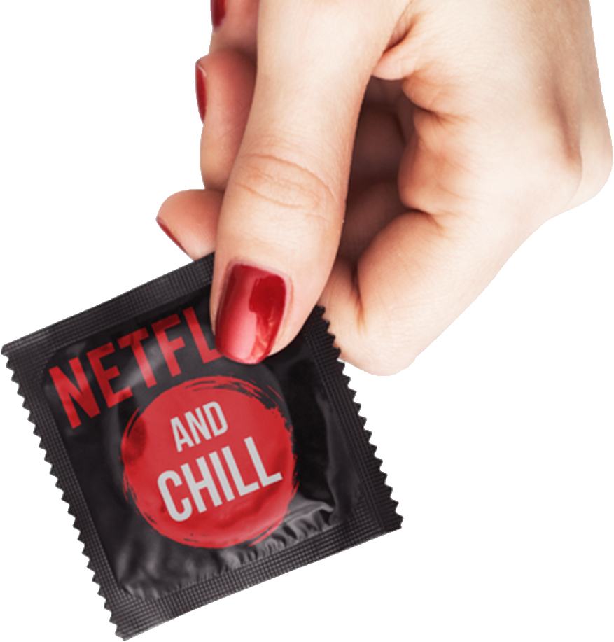 Condom Png - Netflix And Chill Ll (877x917), Png Download