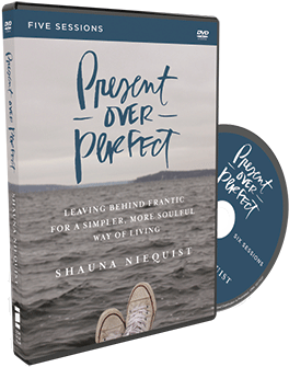Present Over Perfect Video Study Dvd By Shauna Niequist - Present Over Perfect: Leaving Behind Frantic (401x350), Png Download