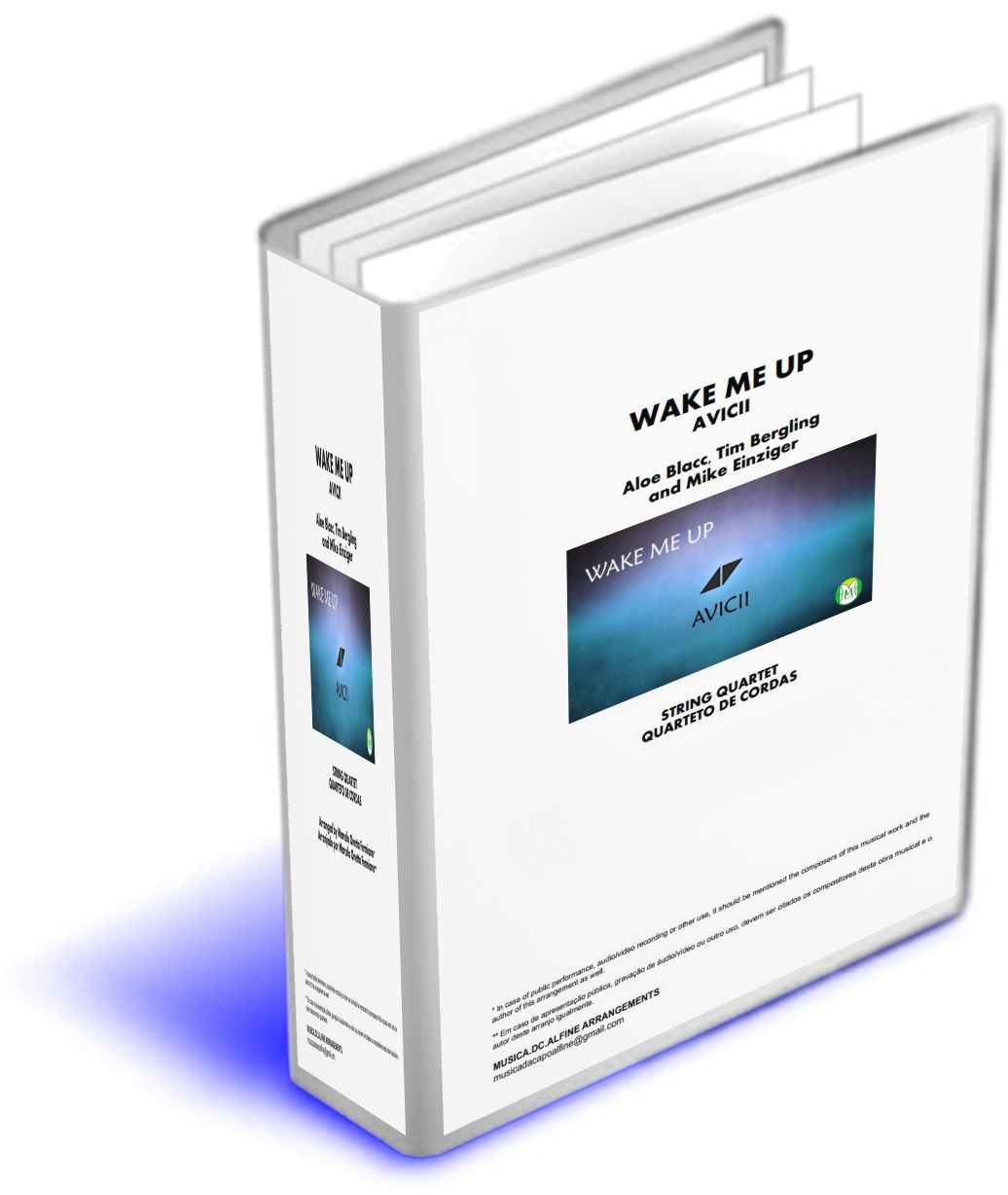 Wake Me Up - String Quartet (1273x1285), Png Download