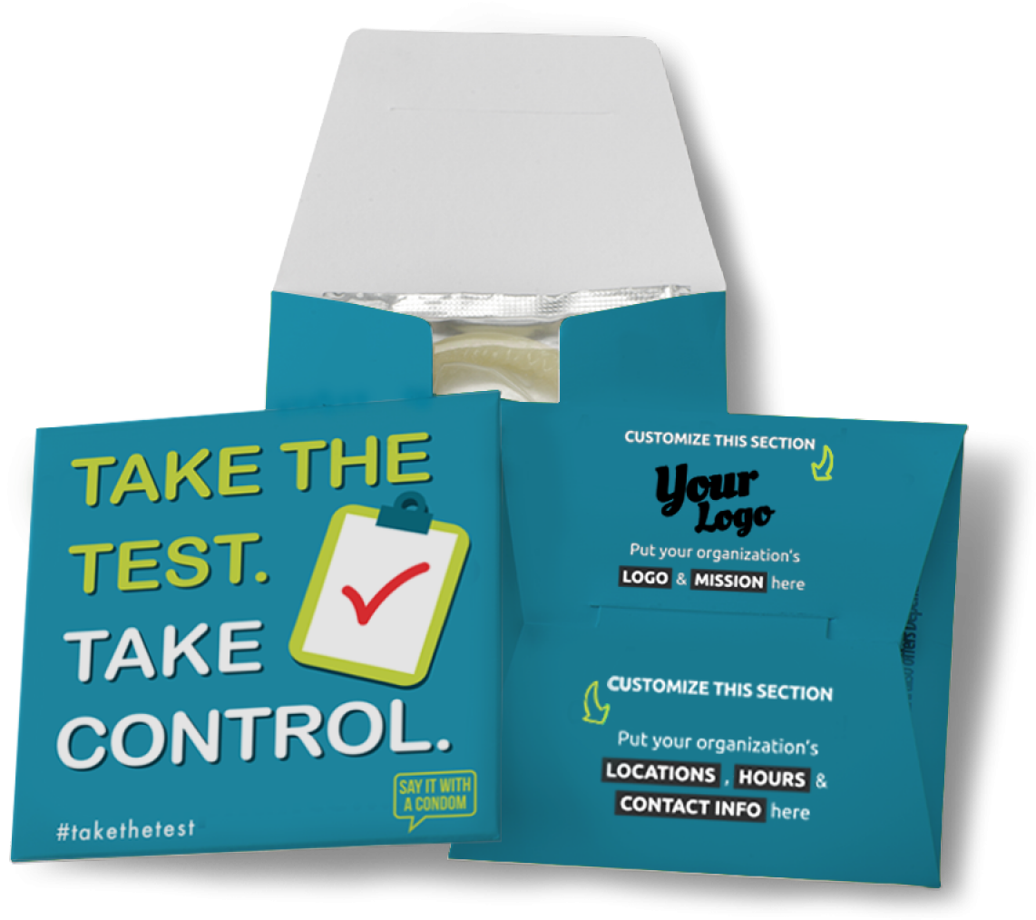 Take The Test Take Control Condom - Male Condom (1200x1200), Png Download