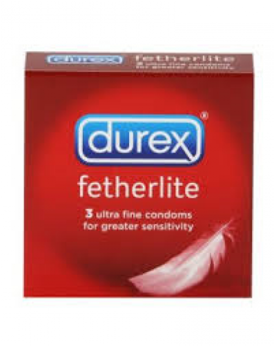 Durex Condom Fetherlite X 3 - Durex Fetherlite Condoms (500x500), Png Download