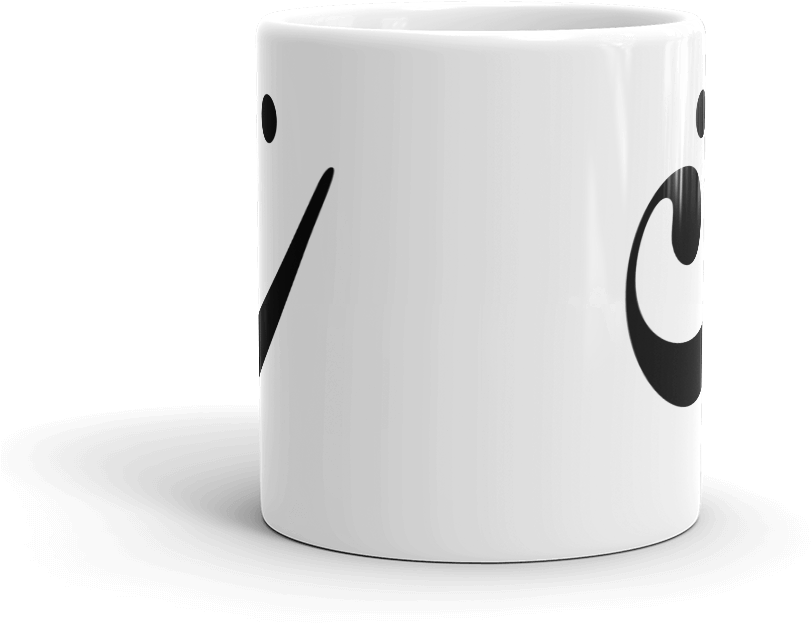 Happy Bass Clef Smiley Mug - Coffee Table (1000x1000), Png Download