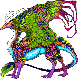 34666806 350 - Dragon Virgil Sanders Sides (350x350), Png Download