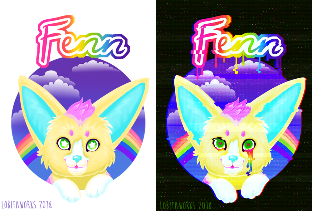 Lisa Frank Badge (1000x676), Png Download