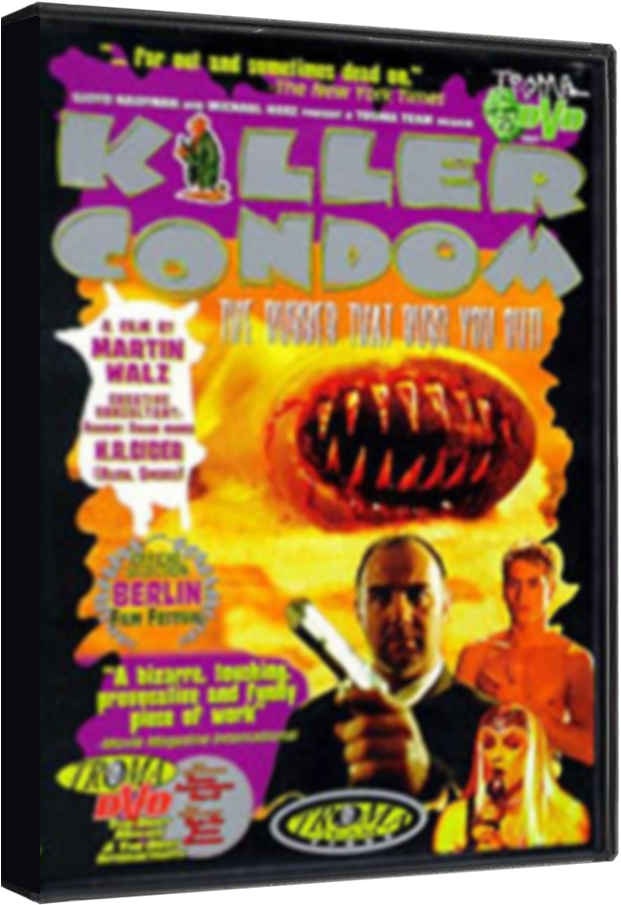 Killer Condom [dvd] - Kondom Des Grauens (1996) (1000x1000), Png Download