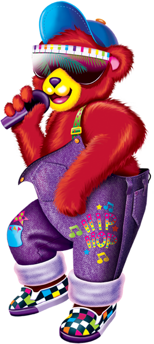 Follow Lisa Frank On - Lisa Frank Teddy Bears (313x713), Png Download