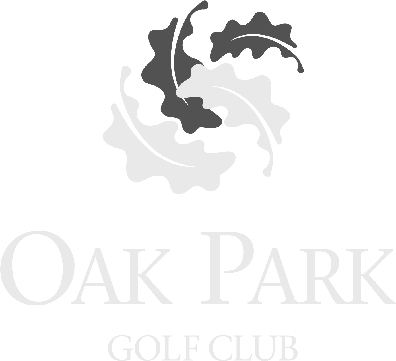 Crown Golf - Oakpark Golf Club Logo (2708x1300), Png Download