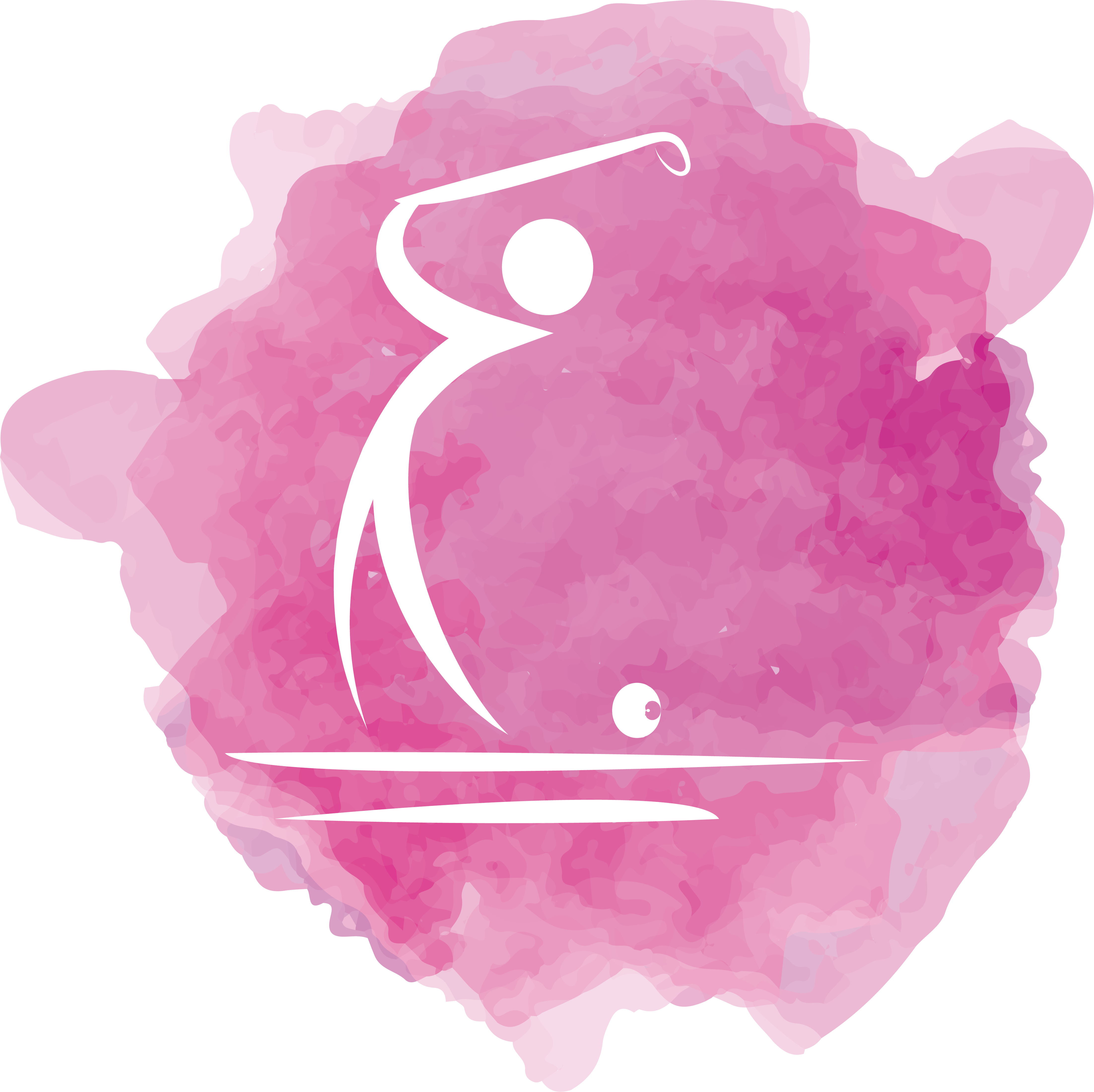 Watercolor Painting Logo Golf - Watercolor Golf (4408x4400), Png Download