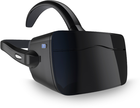 Vr-headset - Virtual Reality (488x375), Png Download