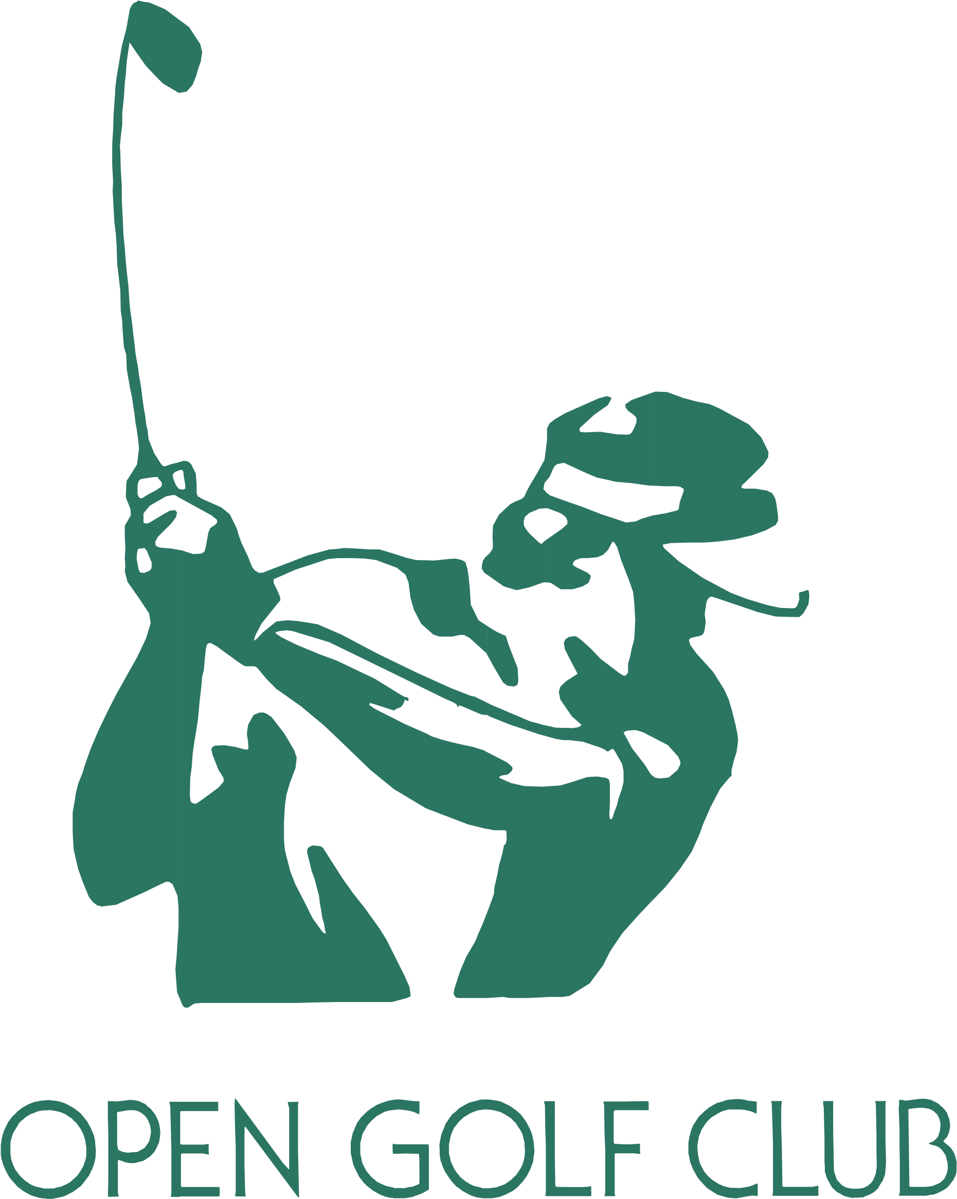 Open Golf Club Logo Png Transparent - Open Golf Club Logo (2400x2400), Png Download