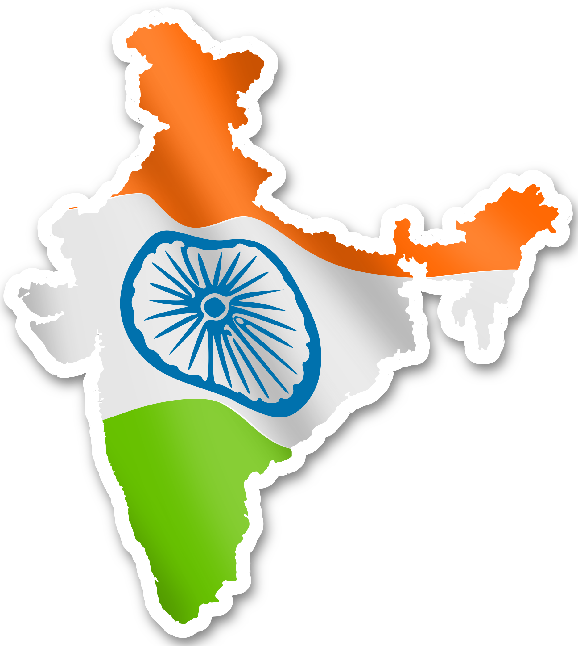 India Clip Art - Contemporary India And Education (1874x2092), Png Download
