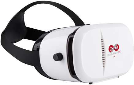 Sensofinityvr A1 Virtual Reality Headset Image - Headphones (536x479), Png Download