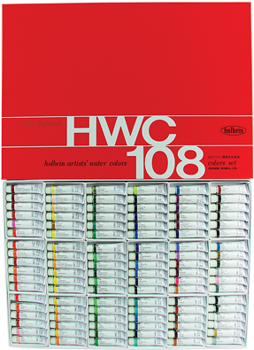 W422 - Holbein Artist Watercolor Sets (550x400), Png Download