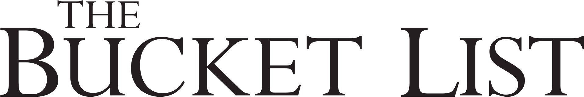 Bucket List Png - Bucket List Film (2000x407), Png Download