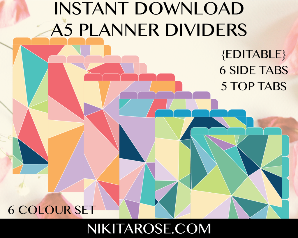 A5 Dividers - Geometry (600x480), Png Download