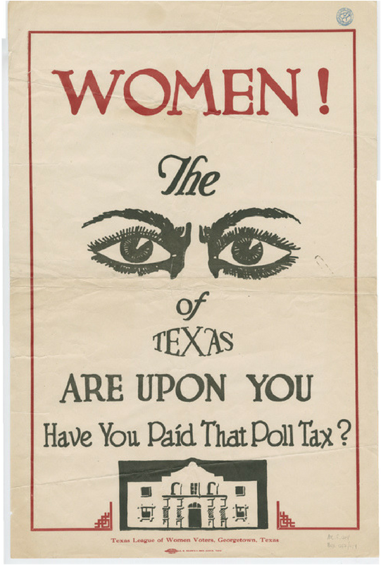 Old Graphic With Words The Women The Eyes Of Texas - Austin Womens Suffrage Association (800x800), Png Download