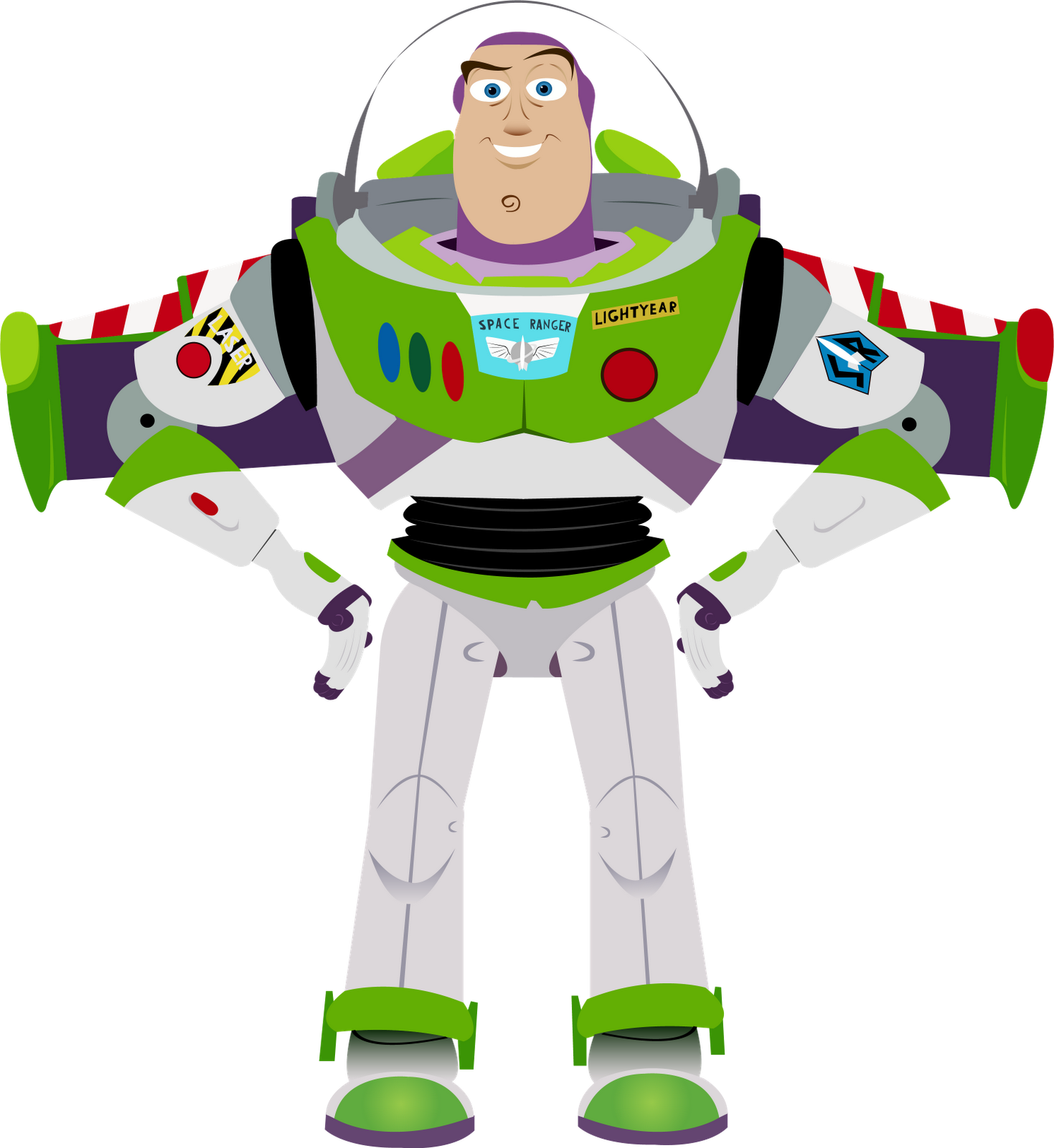 Buzz Lightyear Transparent Background - Buzz Lightyear Png (1469x1600), Png Download