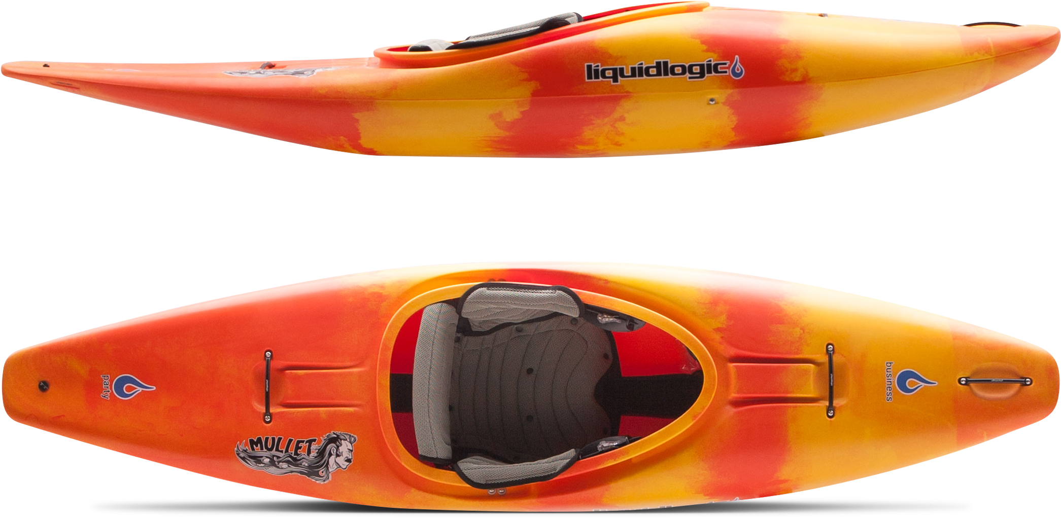 9' - Liquidlogic Mullet Kayak Blue (2184x1230), Png Download