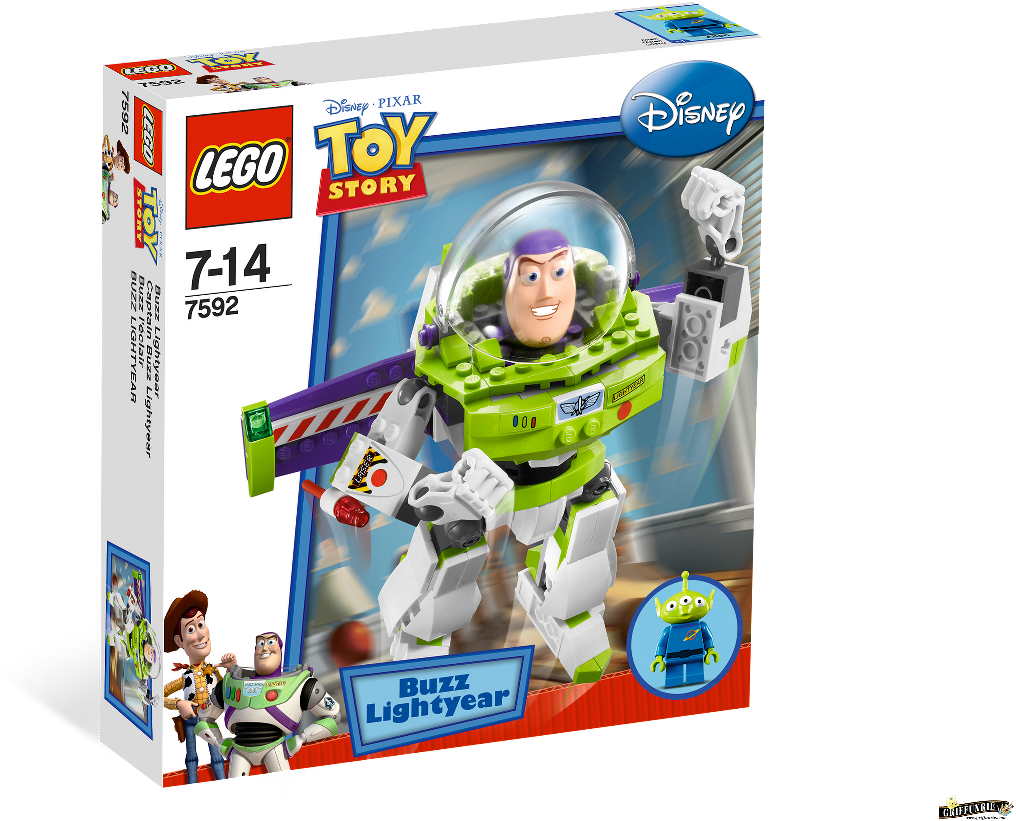 Buzz Lightyear Lego - Lego Toy Story 7592 Construct-a-buzz (4000x3000), Png Download