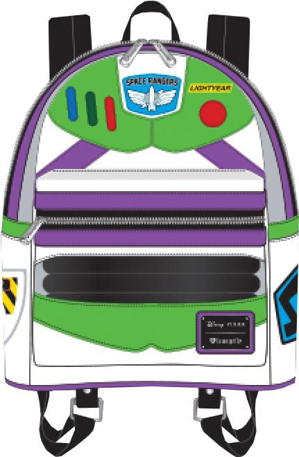 Buzz Lightyear Character Mini Backpack Apparel - Bag (480x659), Png Download