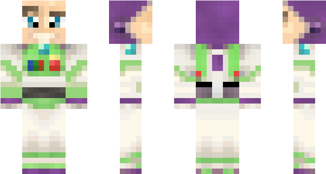 Buzz L Éclair Minecraft (750x442), Png Download