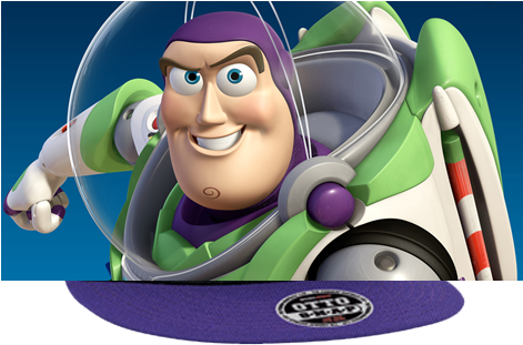 Snapback Flat Bill Hat - Toy Story 3 (470x400), Png Download