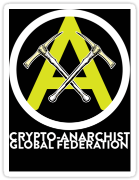 Crypto Anarchist Global Federation - Crypto Anarchist Shirt (375x360), Png Download