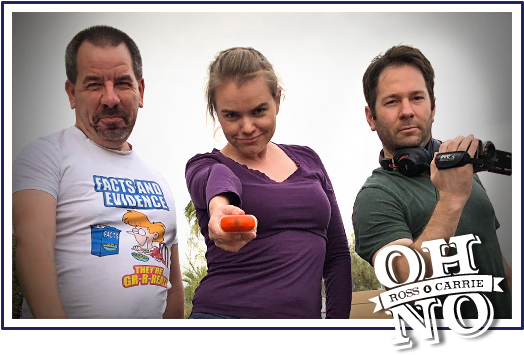 Ohno 148 Ghosthunt - Oh No Ross And Carrie Rhythmia (550x400), Png Download