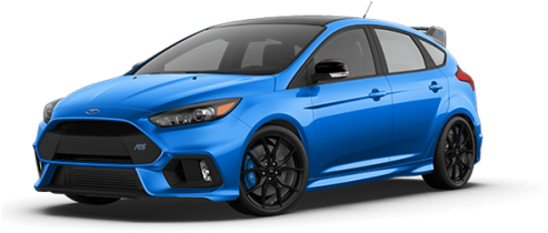 Nitrous Blue Nitrous Blue Nitrous Blue - 2018 Focus Rs Red (500x256), Png Download