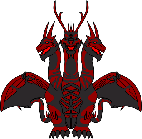 Concept Kaiju Cerberus - Kaiju Cerberus (483x472), Png Download