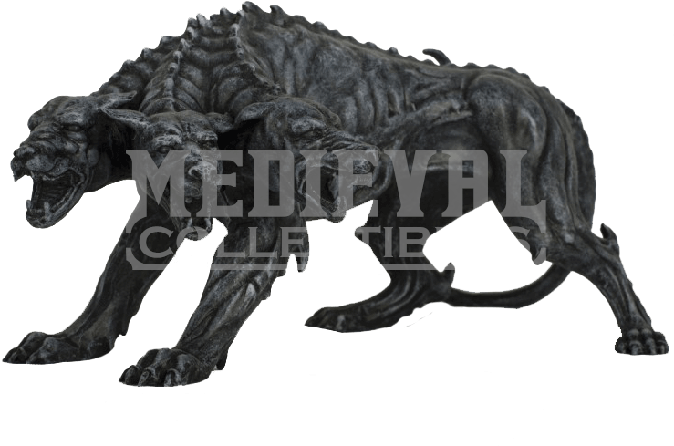 Cerberus The Three Headed Dog Statue - Cerberus Statue (741x741), Png Download