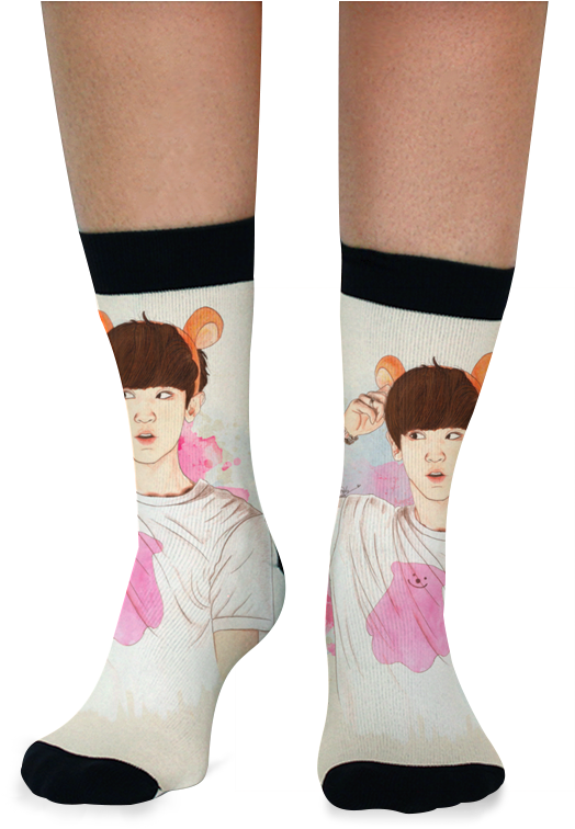 Meia Chanyeol - Cat (800x800), Png Download