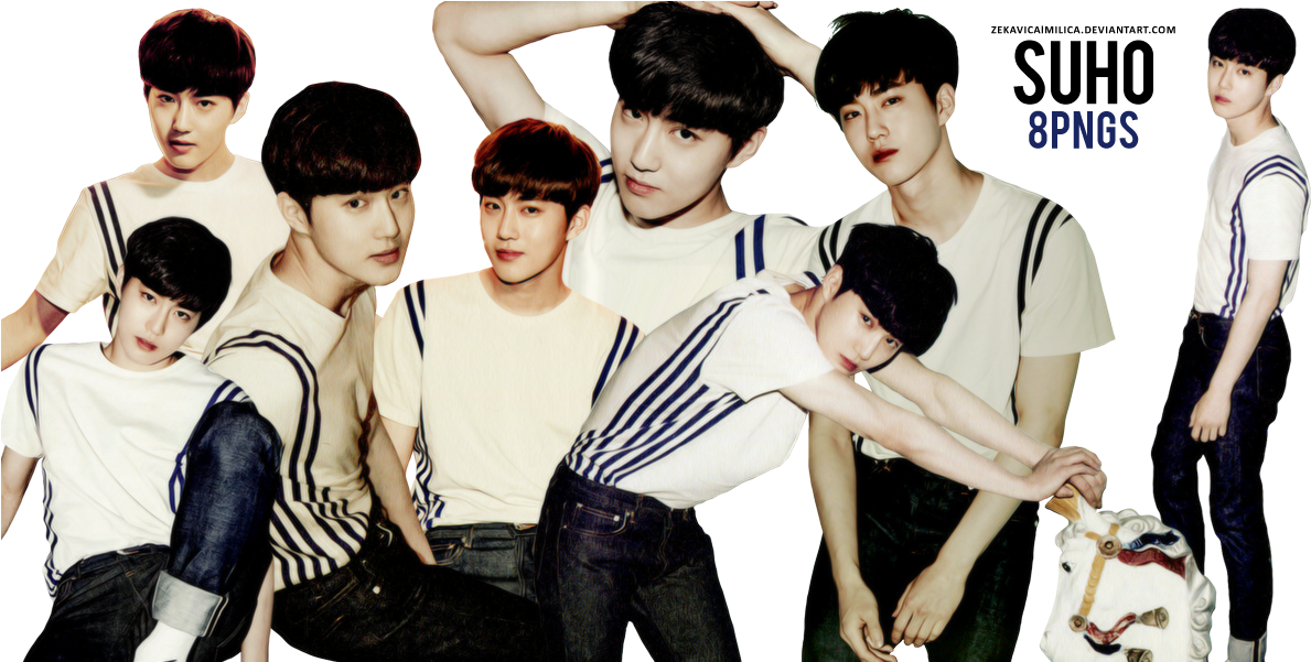 Clip Art Library Png Pack Exo Suho Right By Zekavicalmilica (1200x600), Png Download