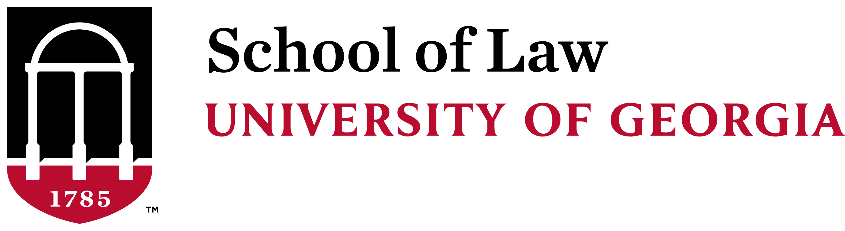 Uga Law Logo - Uga Vet School Logo (2732x748), Png Download