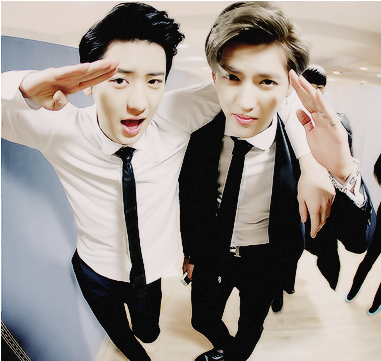 Image - Exo Kris And Chanyeol (500x360), Png Download
