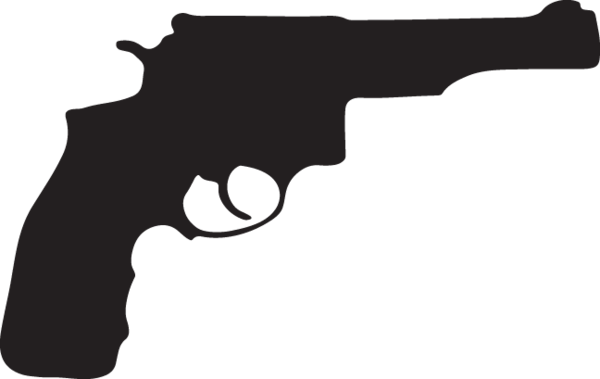 Gun Vector Cowboy - Transparent Gun Clipart (600x379), Png Download