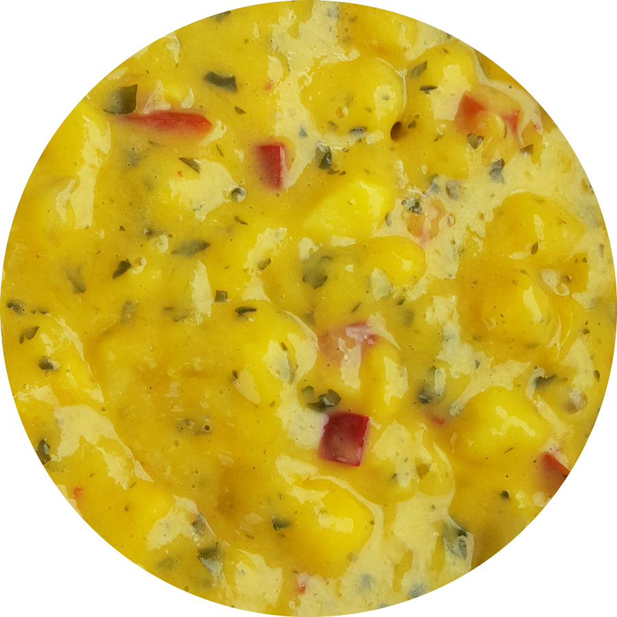 Mango Salsa - Sauce (900x900), Png Download