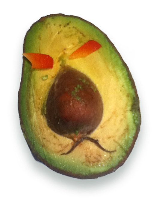 Avocado - Watercolor Painting (525x700), Png Download