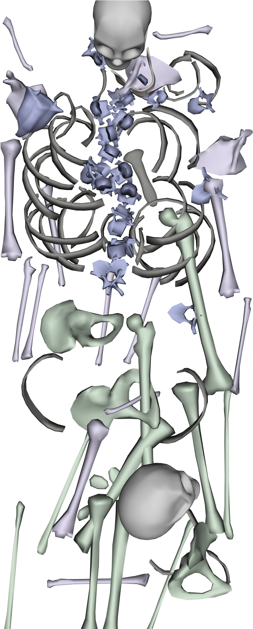 Bone Pile Top Down View Rpg, Bones, Pretend Play - Illustration (2000x2000), Png Download